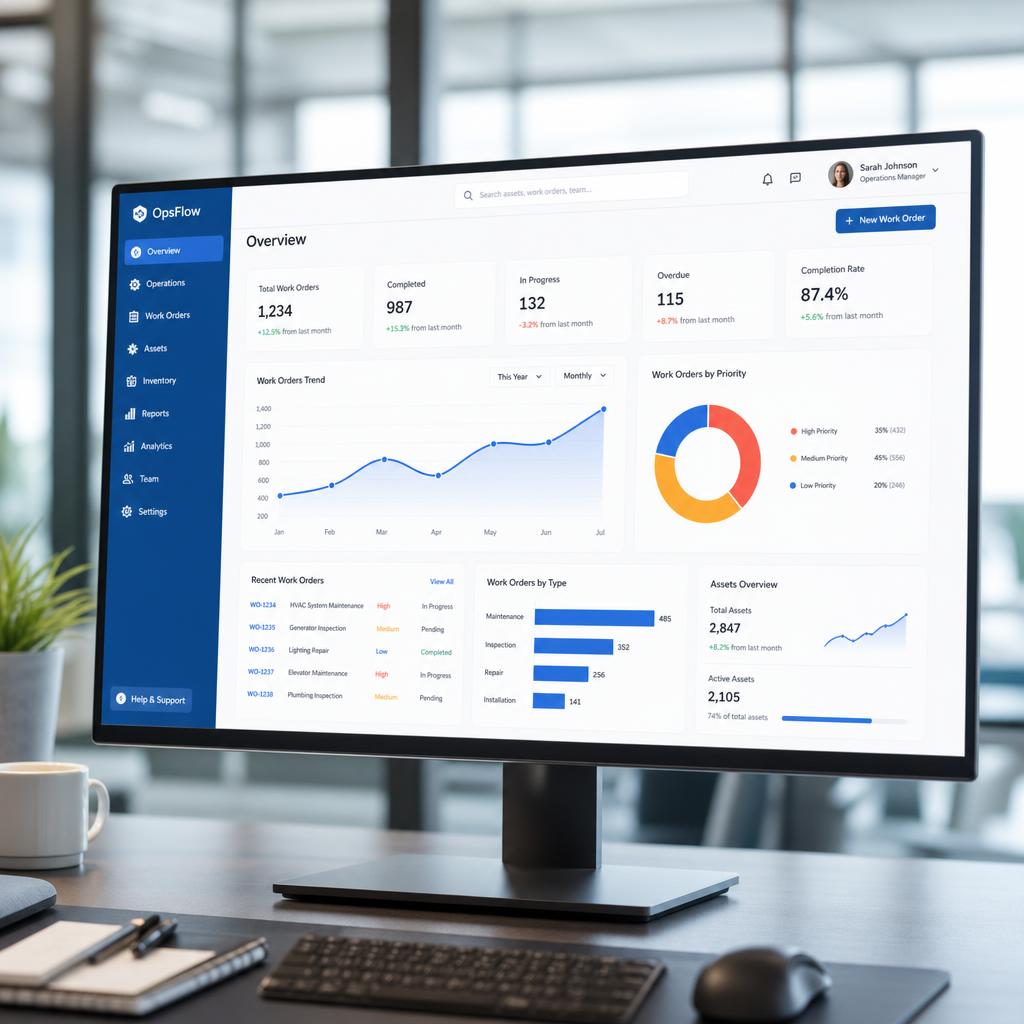 GestWave operations dashboard